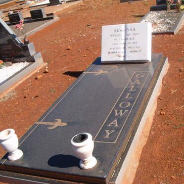 GALLOWAY Sussanna 1960-2003