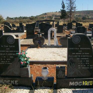 MOCKE Johan Godfried 1908-1974 &amp; Elizabeth Cornelia LIEBENBERG 1910-1976