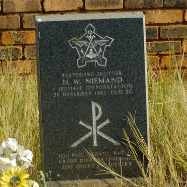 NIEMAND N.W. -1983
