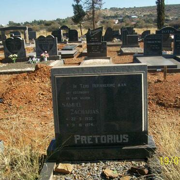 PRETORIUS Samuel Zacharias 1932-1974