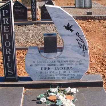 PRETORIUS Dirk Jacobus 1930-1989