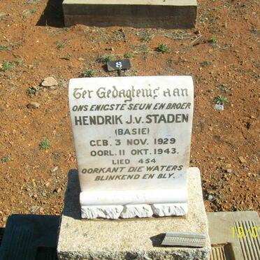 STADEN Hendrik J., van 1929-1943