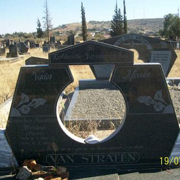 STRATEN Cornelius Jacobus Wynand, van 1922-1987