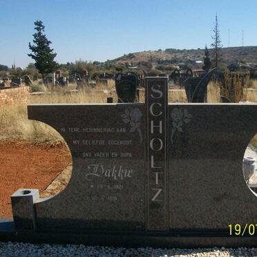SCHOLTZ Dakkie 1921-1991