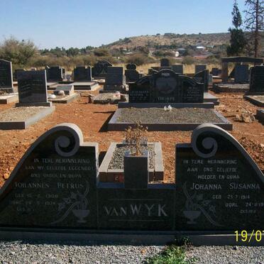 WYK Johannes Petrus, van 1908-1974 &amp; Johanna Susanna 1914-1996