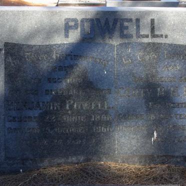 POWELL Benjamin 1896-19?? &amp; Gerty M.M. VENTER 1907-1979