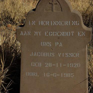 VISSER Jacobus 1920-1985