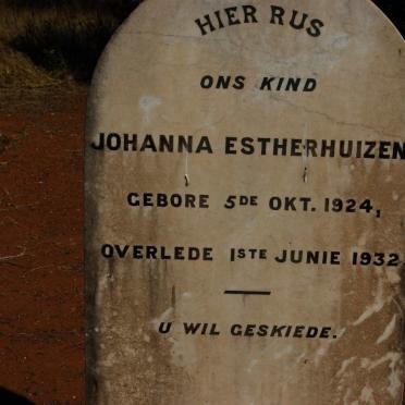 ESTERHUIZEN Johanna 1924-1932