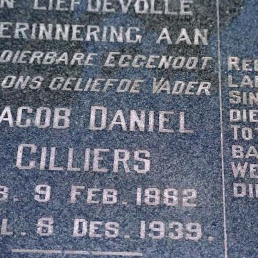 CILLIERS Jacobus Daniel 1882-1939