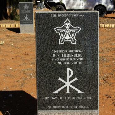 LIEBENBERG R.R. -1985