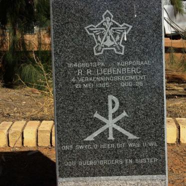 LIEBENBERG R.R. -1985