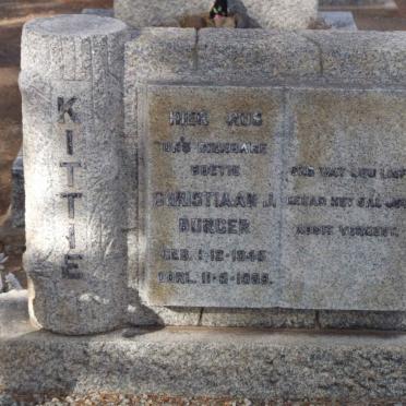 BURGER Christiaan J. 1945-1969