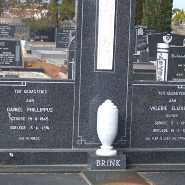 BRINK Daniël Phillippus 1945-1991 &amp; Valerie Elizabeth OLIVIER 1956-1991