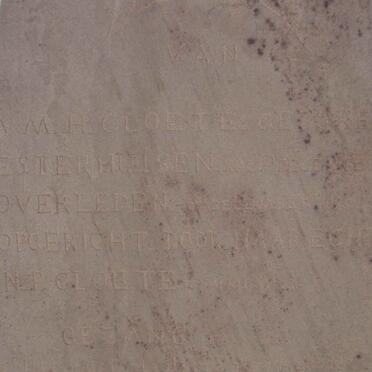 CLOETE A.M.H. nee ESTERHUIZEN 1842-1927