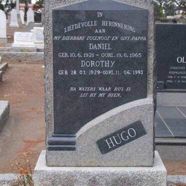 HUGO Daniel 1921-1965 &amp; Dorothy 1929-1993