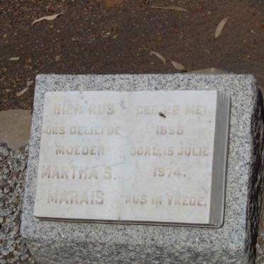 MARAIS Martha S. 1898-1974