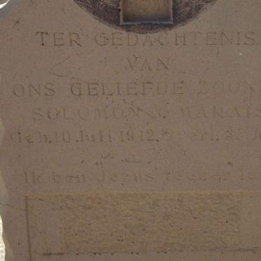MARAIS Solomon 1912-1916