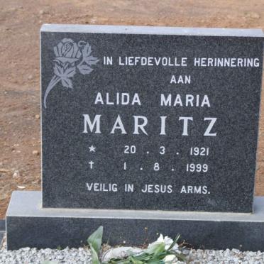MARITZ Alida Maria 1921-1999