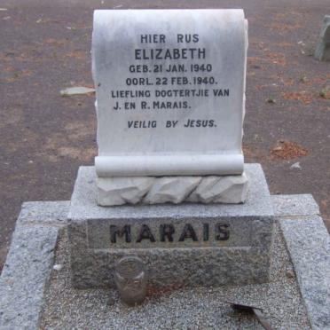 MARAIS Elizabeth 1940-1940