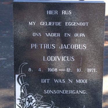 THERON Petrus Jacobus Lodivicus 1908-1971