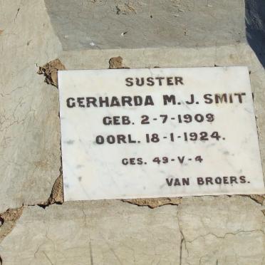 SMIT Gerharda M.J. 1909-1924