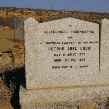 LOUW Petrus Abel 1900-1949