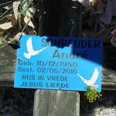 SCHREUDER Matthys Machielse 1926-2006 &amp; Anna Maria Gloudina VAN ZYL 1927-1991