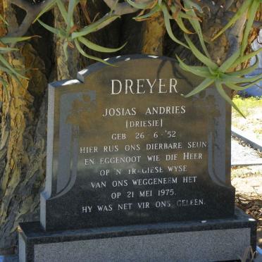DREYER Josias Andries 1952-1975