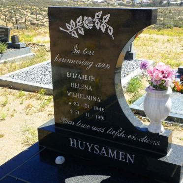 HUYSAMEN Elizabeth Helena Wilhelmina 1946-1991