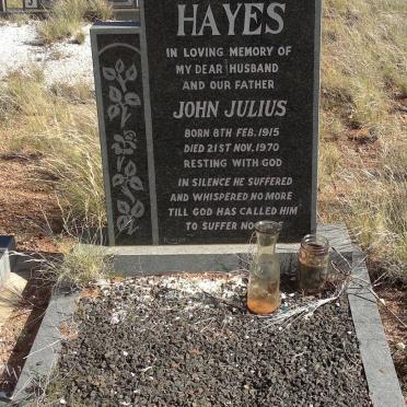 HAYES John Julius 1915-1970