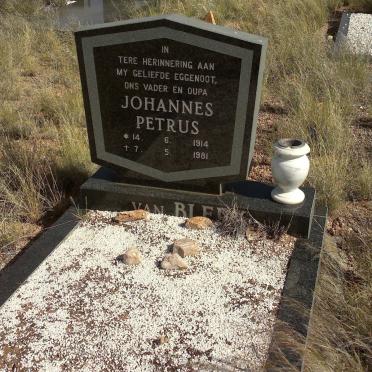 BLERK Johannes Petrus, van 1914-1981