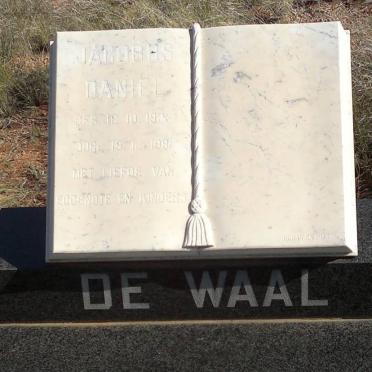 WAAL Jacobus Daniel, de 1928-1991