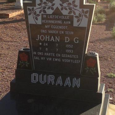 DURAAN Johan D.G. 1952-1993