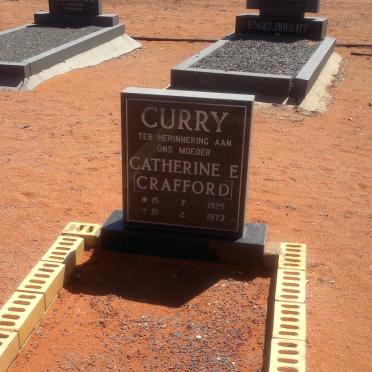 CURRY Catherine E. nee CRAFFORD 1925-1973