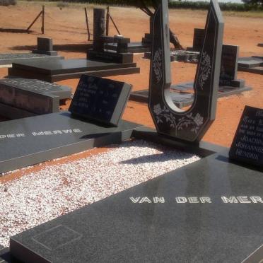 MERWE Joachim Johannes Hendrik, van der 1915-1977 &amp; Anna Claudina 1922-1995