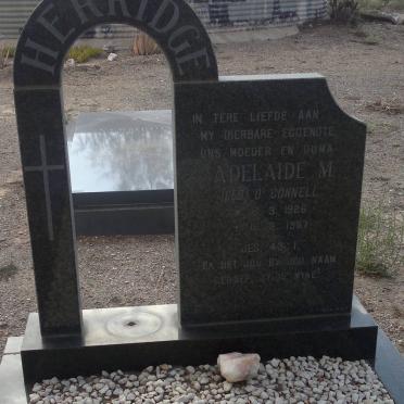 HERRIDGE Adelaide M. nee O'CONNELL 1926-1987