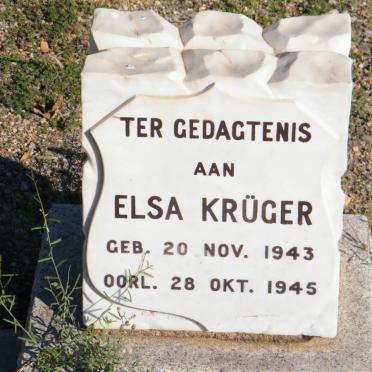 KRÜGER Elsa 1943-1945