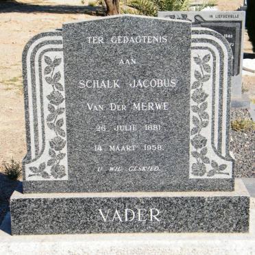 MERWE Schalk Jacobus, van der 1881-1958 &amp; Hester Margaretha Cecilia POGGENPOEL 1889-1955