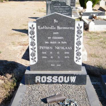 ROSSOUW Petrus Nicolaas 1892-1975 &amp; Helena Susanna 1904-1988