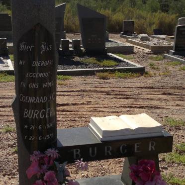 BURGER Coenraad J.C. 1926-1978 &amp; Anna 1929-2010