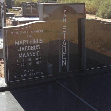 STADEN Marthinus Jacobus, van 1944-1998