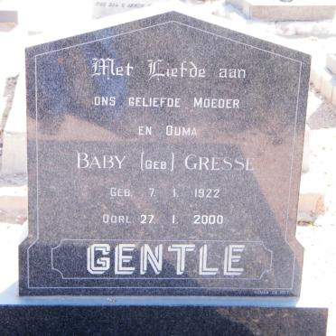 GENTLE Baby nee GRESSE 1922-2000