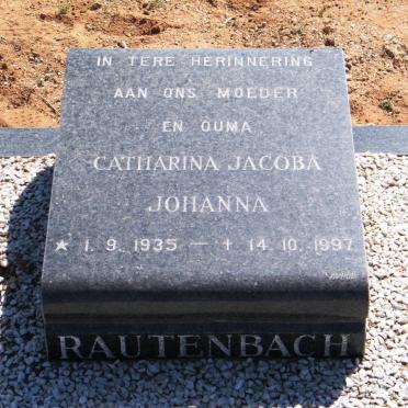 RAUTENBACH Catharina Jacoba Johanna 1935-1997