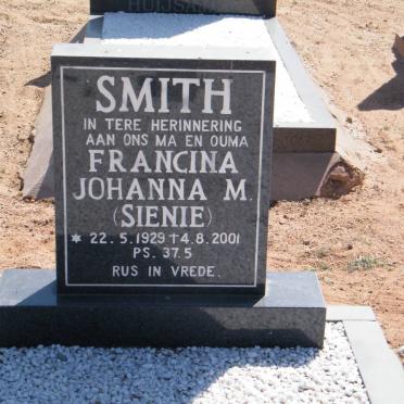 SMITH Francina Johanna M. 1929-2001