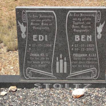 STOLTZ Ben 1929-2005 &amp; Edi 1934-