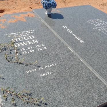DAVIES Hugh Owen 1928-2012 &amp; Anna Catherina DU TOIT 1935-2013