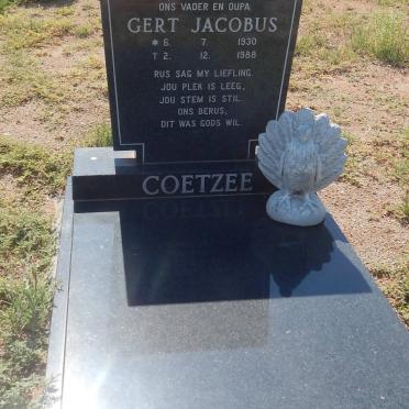 COETZEE Gert Jacobus 1930-1988
