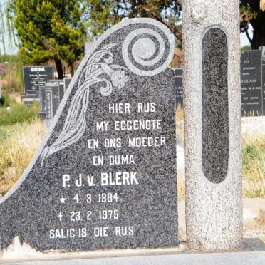 BLERK P.J., v. 1884-1975