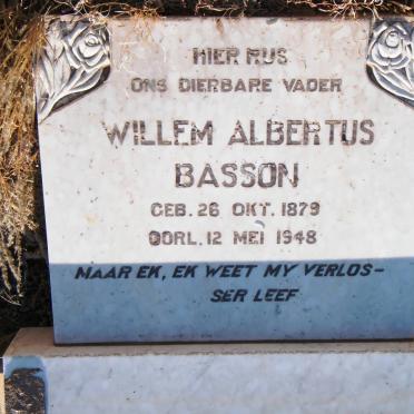 BASSON Willem Albertus 1879-1948