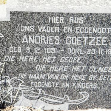 COETZEE Andries 1891-1958